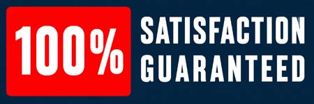 100% Satisfaction Guaranteed