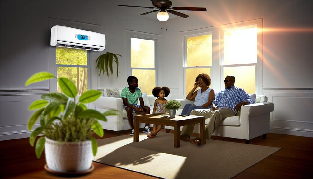 Warm room that won't cool down in a New Orleans home during summer heat