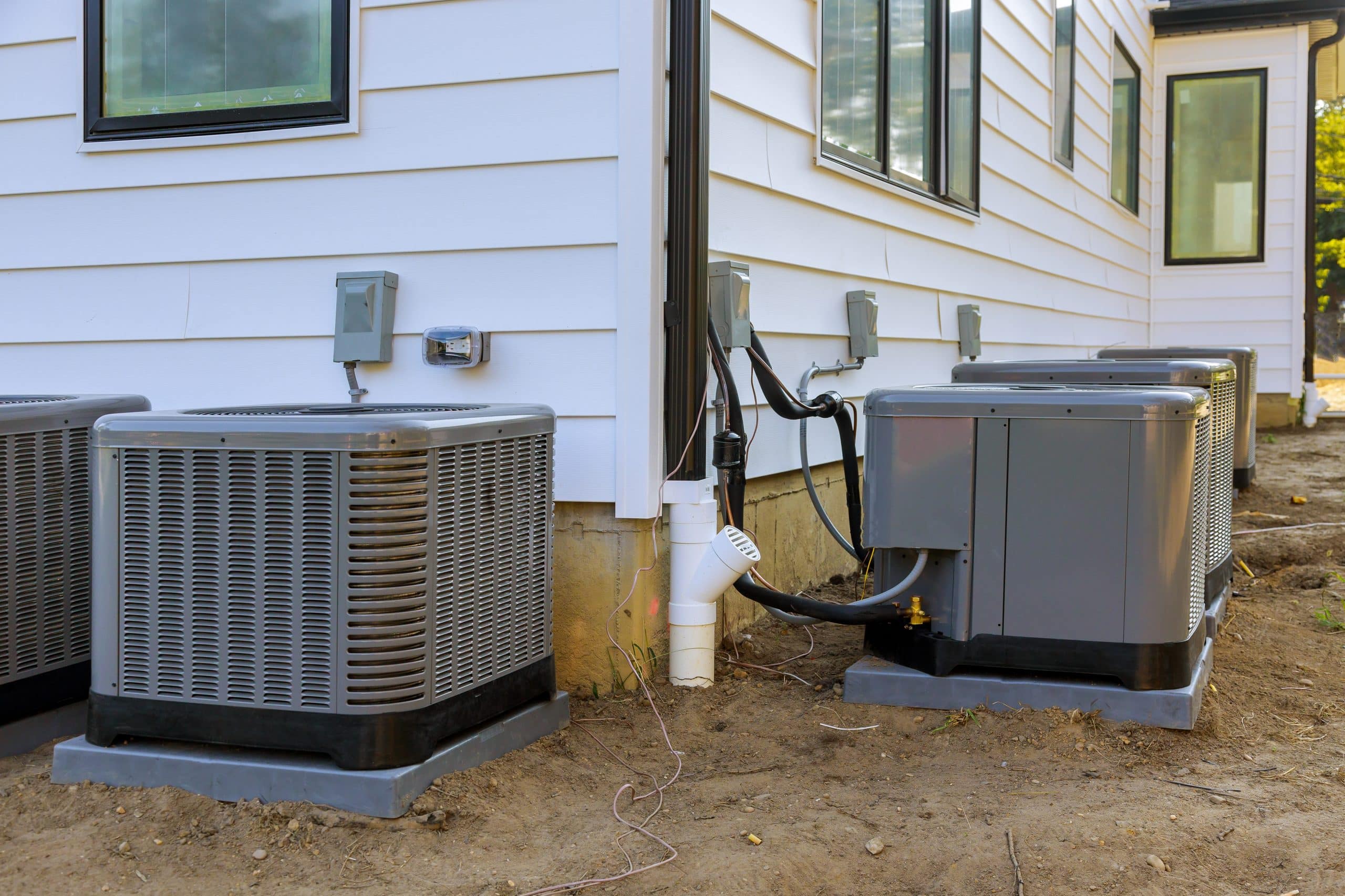 energy efficient HVAC system split unit home