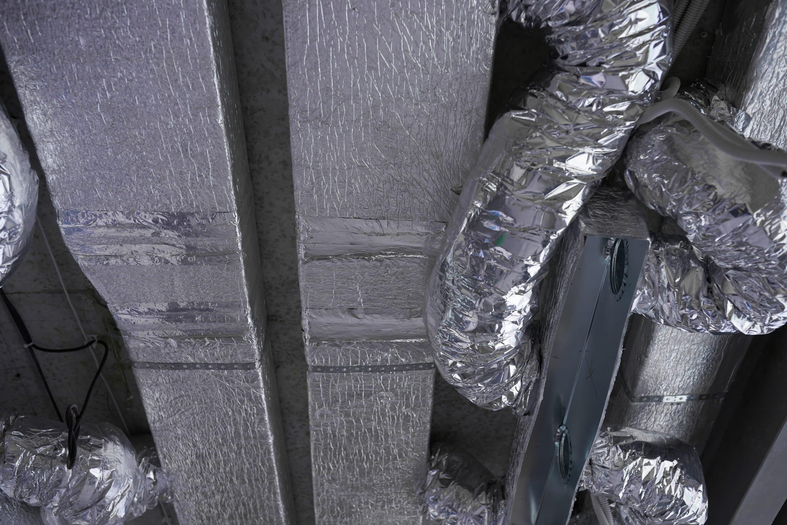 old attic ductwork insulation HVAC maintenance